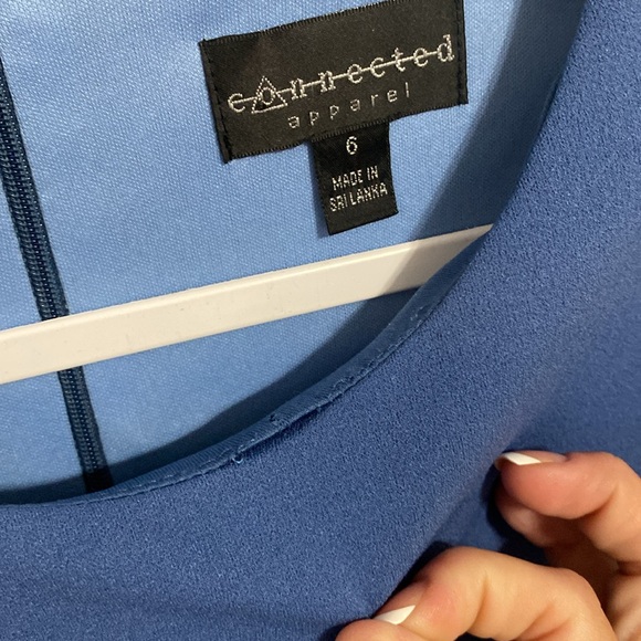 Connected Apparel Sheath Tie Dress - Picture 9 of 15